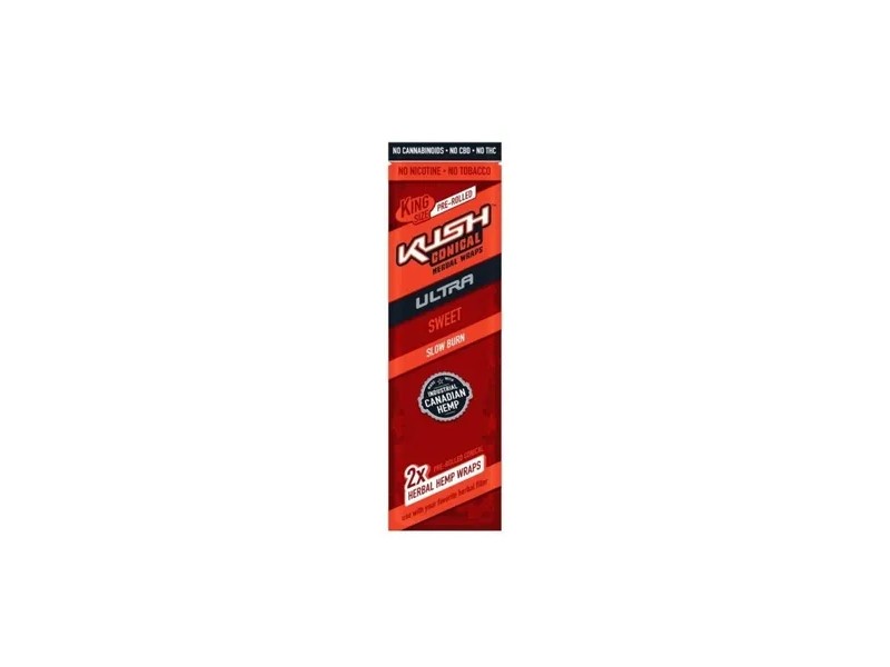 Kush Conical Herbal Wraps - SWEET - 2 Unidades